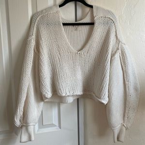 We the Free (Free People) cropped knit sweater
